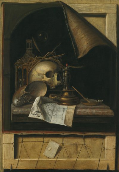 Vanitas Stillleben von Cornelis Norbertus Gysbrechts